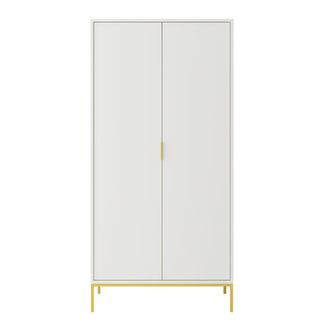 Petits Meubles Armario 2 puertas estratificado Blanco