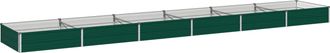 vidaXL Cama De Jard&iacute;n Elevada Verde 480 X 80 X 24 Cm Vidaxl