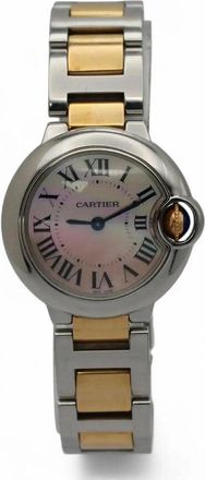 Cartier Pre-owned Cartier Cartier Ballon Bleu Quartz Diamond Pink Dial Ladies Watch 3009