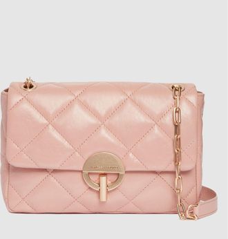 Vanessa Bruno Grand Sac Moon Cuir Verni Poudre