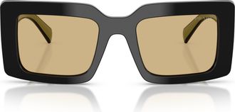 Prada 0pr D01s Oversized Rectangular Sunglasses