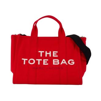 Marc Jacobs Borsa Tote Media in Tela - - Bags - Donna - Rosso - ONE SIZE