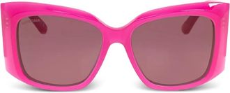 Balenciaga Occhiali da sole a farfalla - Rosa