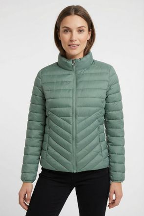 s.Oliver Steppjacke S.OLIVER, Damen, Gr. 34, sage gr&uuml;n, Steppware, Obermaterial: 100% Polyester, unifarben, regular fit taillenbedeckt, Rundhals, elastischer B