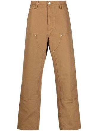 Carhartt Work in Progress Brown Straight Trousers