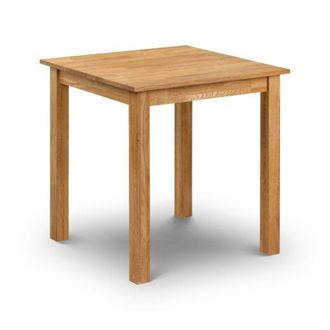 Julian Bowen Coxmoor Square Dining Table Oak 75cm - Julian Bowen | TJ Hughes