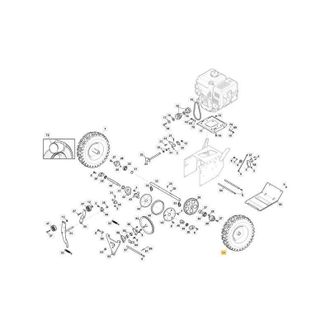 STIGA Sports Ruota Completa Sx As 56 P - Sws600/800 Originale Stiga - 118820211/0