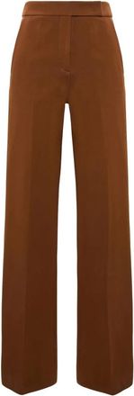 Dorothee Schumacher Emotional Essence Wijde Broek - Dames - Wijde Broeken - Bruin - L - Broeken