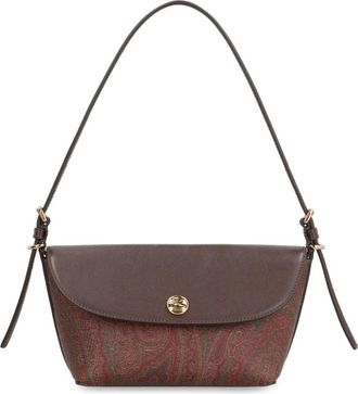 Etro Tassen, Dames, Veelkleurig, ONE Size, Leer, Barchetta Piccola Schoudertas