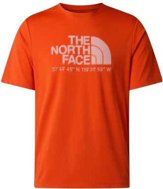 The North Face 24/7 Logo Graphic S/S Tee Funktionsshirt f&uuml;r Herren | rot