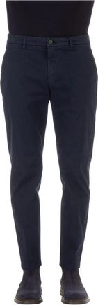 Department Five Blauwe Broek met Verborgen Knoop - Heren - Chinos - Blauw - W34 - Broeken