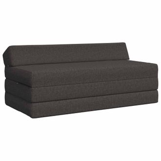 vidaXL Sof&aacute; Cama Plegable Gris Oscuro 120 X 60 X 49 Cm Tela Vidaxl