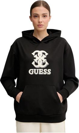 Guess Carmen Hoodie - Dames - Hoodies - Zwart - S - Polyester - Hoodies & sweatvesten