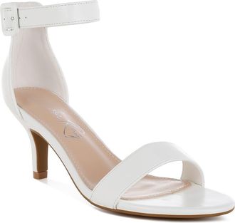 London Rag Ferduda Ankle Strap Sandal in White at Nordstrom Rack, Size 10
