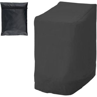 OEM Funda Para Sillas De Jard&iacute;n De 2 Piezas Para 6 Sillas Apilables, Impermeable Y Resistente A Los Rayos Uv, Funda Para Sillas De Exterior En Tela Oxford