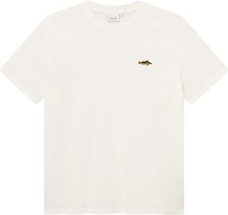 Dedicated T-Shirt Stockholm Perch EMB T-Shirt f&uuml;r Herren | wei&szlig;