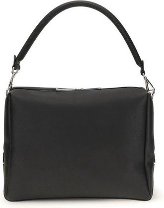 Fendi Black Calf Leather Bos Taurus Shoulder Mens Bag