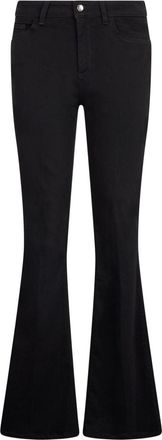 Liu Jo flared jeans - women - Elastane/Cotton/Cotton - 25 - Black