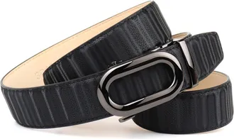 Anthoni Crown Lederg&uuml;rtel ANTHONI CROWN, Damen, Gr. 75, schwarz, Rindsleder, G&uuml;rtel Lederg&uuml;rtel