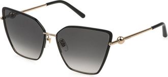 Furla SFU890 0301 Womens Sunglasses Black Size 62
