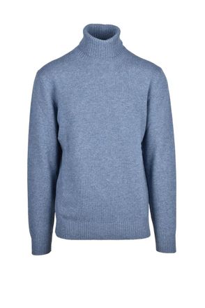 BATURO Ciclista Wool and Cashmere Knit - Light Blue