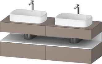 Duravit Qatego Consola Mueble Bajo Lavabo, 2 Extensiones, 2 - Duravit