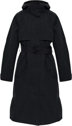 The Upside James Jas - Dames - Jas met riem - Zwart - L - Leer - Jassen