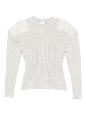 Toga Archives crew neck jumper - women - Wool/Polyester - 36 - Neutrals