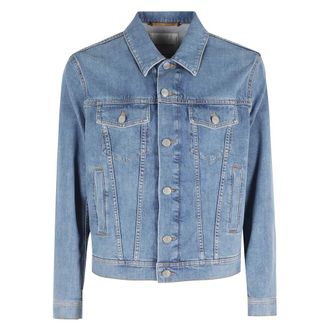 Jacob Cohen Denim Jackets, male, Blue, Size: XL Regular Trucker Jacket