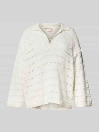 Smith & Soul Strickpullover mit Lochmuster in Offwhite, Gr&ouml;&szlig;e XS
