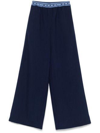 Marni Wollen broek - Blauw