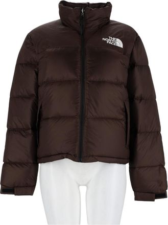 The North Face Cropped High Collar Quilted Puffer Jacket
