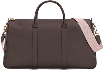 Longchamp Daylong Chevron XL Travel Messenger Bag in Mocha at Nordstrom