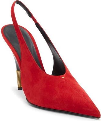 Khaite Bella Slingback Pump in Lipstick at Nordstrom, Size 7.5Us