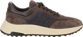 Hogan Hyperlight Sneakers - Heren - Sneakers - Bruin - 42 1/2 EU - Leer - Schoenen