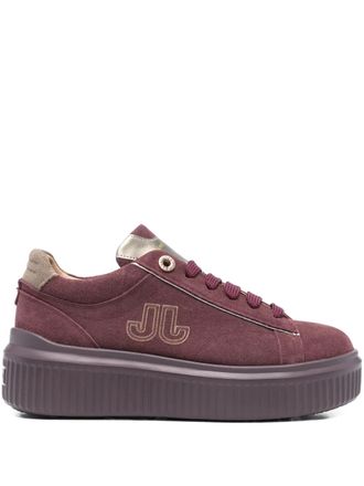 Janet & Janet 50mm platform leather sneakers - Red
