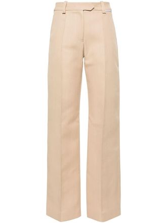 Aleksandre Akhalkatsishvili Straight broek - Beige