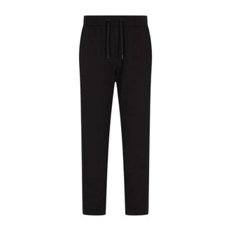 A|X Armani Exchange Sweatpants, male, Black, Size: XS Black Trousers for Men