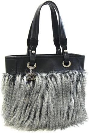 Chanel Pre-owned Handbags, female, Multicolor, Size: ONE SIZE Pre-owned Vintage Canvas Handbag