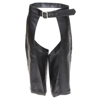 Comme Des Gar&ccedil;ons Comme des Garcons leather cutout chaps shorts