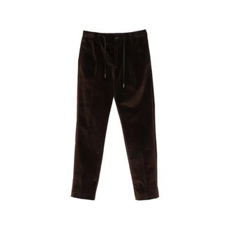 Tagliatore Newman Straight Trousers - male - Tagliatore - Straight Trousers - Brown - M - Trousers