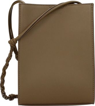 Jil Sander Tangle Umh&auml;ngetasche Mann Leder Gr&uuml;n
