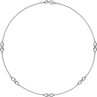 Dower & Hall Entwined Infinity Necklace