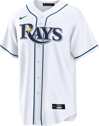 Nike Tampa Bay Rays Nike Mens MLB Replica Jersey in White | RE250E6BTPA-Y60