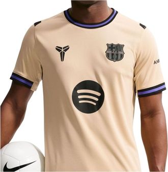 Nike Kobe x F.C. Barcelona 2025/26 Stadium Away Dri-FIT Replica T-Shirt Team Gold Persian Violet Black HJ4603-784