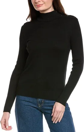 T Tahari Mock Neck Sweater