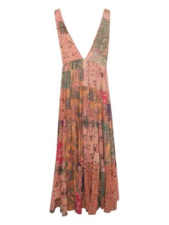 Mes Demoiselles... floral-print maxi dress - Pink