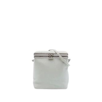 Chanel Pre-owned Vanity Bag - Dames - Pre-owned - Wit - Maat: ONE Size Leer