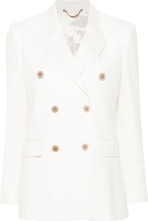 Golden Goose White Double Breasted Blazer