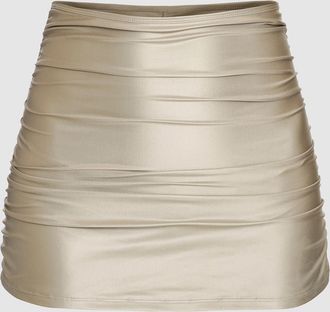 Ernest Leoty Maillot de bain Jupe High Waisted Glowy Swimsuit Beige